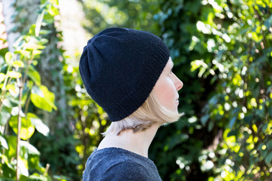 Schwarze Beanie